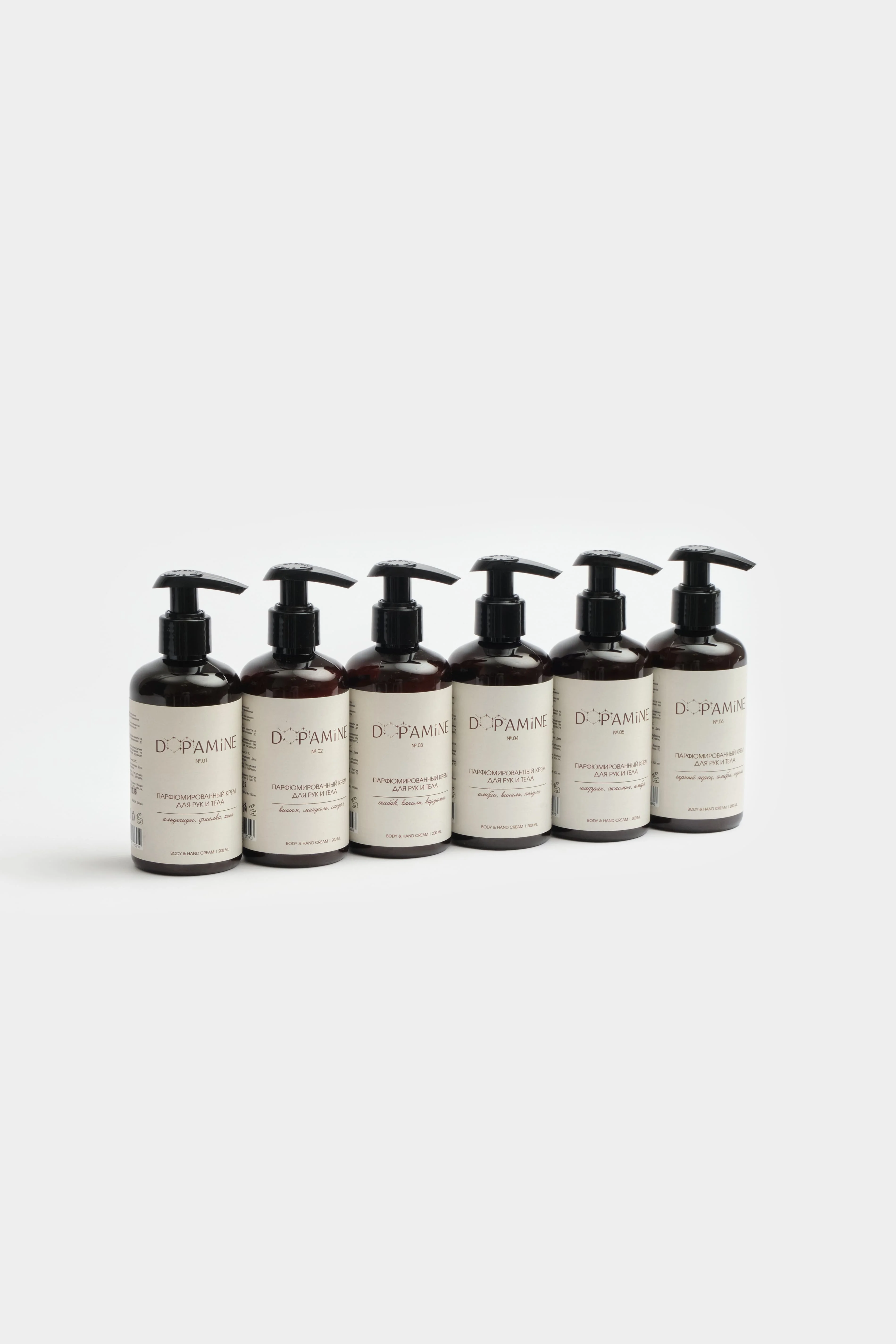 Парфюмированный крем для рук и тела, аромат №4 Amber Vanilla Patchouli 3